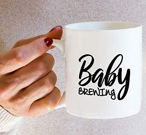 מצחיק ספל-תינוק מתבשל 11 עוז קרמיקה קפה תה ספלי - מצחיק, סרקזם, סרקסטי, מוטיבציה, השראה, הריון, תינוק מקלחת, יום הולדת