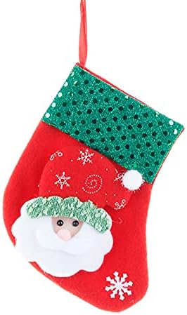 קטעי גרלנד למדרגות מתנות קישוט לחג המולד ציוד לחג המולד שקית מתנה עץ גרבי נופש גרבי חופשה קישוט אופנה ותלוי ביצי פסחא בגודל