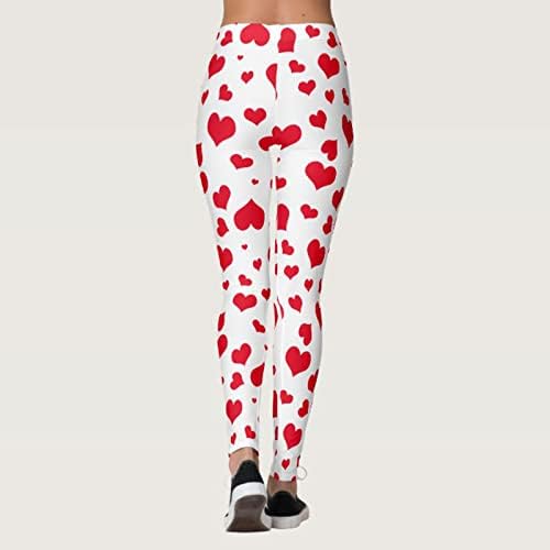יוגה מכנסיים עבור חמוד גודל 10-12 נשים מותאם אישית האהבה יום מודפס מכנסיים מותאם אישית חותלות חותלות ריצה פילאטיס