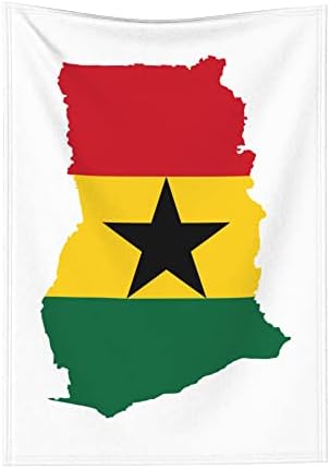 QG ZZX דגל מפת שמיכה לתינוקות בגאנה לבנים שמיכת שמיכת עריסה שמיכה