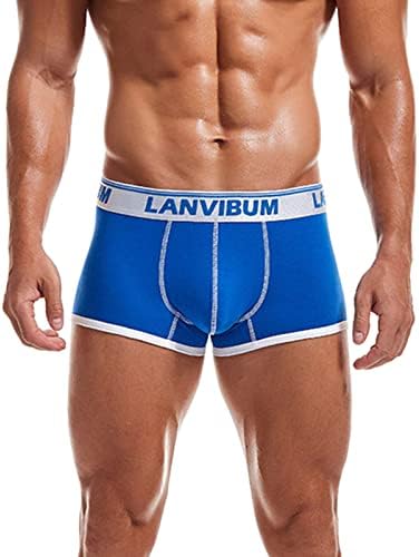 BMISEGM תחתונים גדולים וגבוהים לגברים תחתוני אופנה גבריים כרכיים סקסיות רכיבה על תקצירים תחתונים כיס מכנסיים