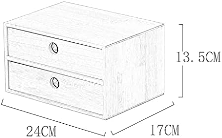 תיבת אחסון Wangxiaoeue שולחן עבודה שולחן עבודה מעץ מרובי שכבתי ארון אחסון סוג מגירת קוסמטיקה קוסמטיקה גמר תיבת אחסון