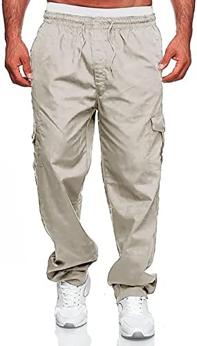 מכנסי טרקלין של דודובבי מכנסי ספורט ספורט לגברים מכנסי טיול קל משקל מכנסי אימון מכנסיים חיצוניים
