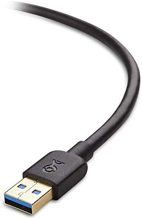 ענייני כבלים USB ל- USB כבל תוסף בשחור 6 רגל ותצוגה לתצוגה לתצוגה כבלים של תוסף