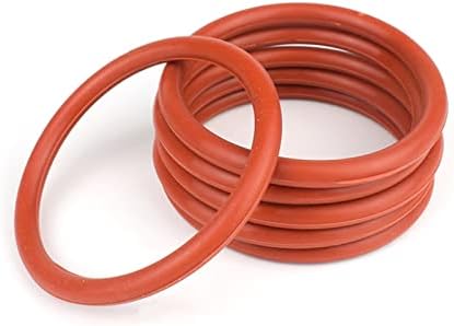LF & LQEW OD 15-80 ממ סיליקון אדום עובי טבעת O 4 ממ טבעת איטום בדרגת מזון אטומה למים ומבודדים 5-100 יחידות