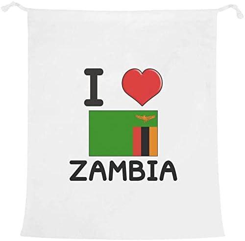 אזידה' אני אוהב זמביה ' כביסה/כביסה / אחסון תיק