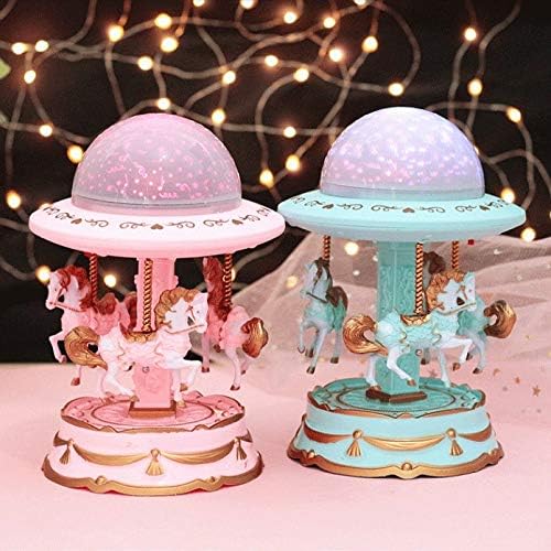 Mxiaoxia Carousel Box Music Toy Children Star Star Commonication Music Music Definit
