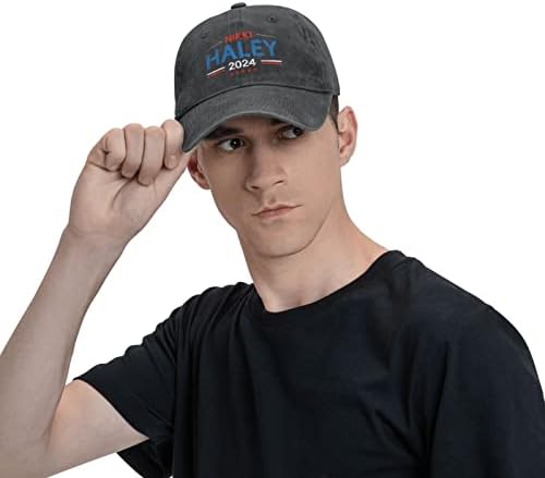 ניקי היילי לנשיא 2024 כובע בייסבול פשטות מתכווננת הניתנת להתאמה כובעי קאובוי גברים