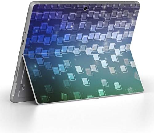 כיסוי מדבקות Igsticker עבור Microsoft Surface Go/Go 2 עורות מדבקת גוף מגן דק במיוחד 001271 בלוק ירוק ירוק