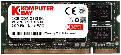 Komputerbay 1GB DDR SODIMM 333MHz DDR333 PC2700 זיכרון מחשב נייד