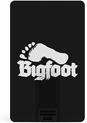 טביעת רגל של Bigfoot USB כונן פלאש כונן אשראי עיצוב כונן הבזק כונן פלאש מפתח מקל זיכרון מותאם אישית 32 גרם