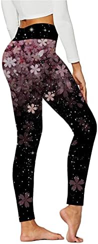 מכנסי יוגה פלוס יוגה לנשים מודפסים חותלות חותלות מותניים גבוהות מכנסיים מכנסיים מפעילים ספורט טייץ 'קת מעלית