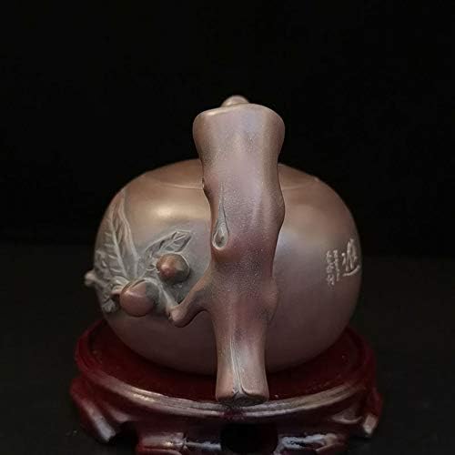 סין ניקסינג קומקום חימר טהור מתנת מלאכה בעבודת יד פסל מלאכותי 6.8oz