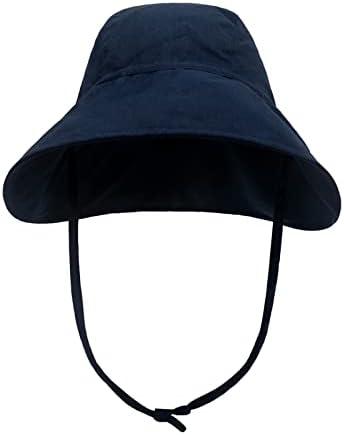 כובע שמש כובע פעוטות UPF 50+ כובע חוף מגן מגן עם כובע דלי רחב שוליים לתינוקת תינוקת