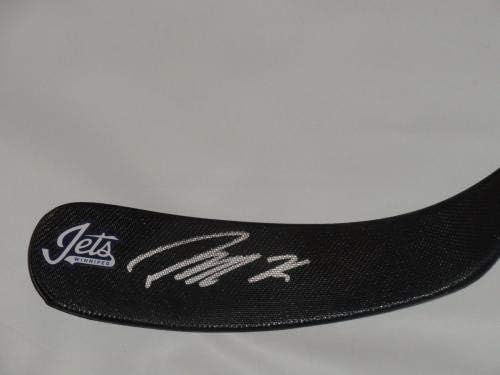פטריק ליין חתום על שרווד הוקי מקל וויניפג ג'טס הוכחת קלדר JSA COA - מקלות NHL עם חתימה
