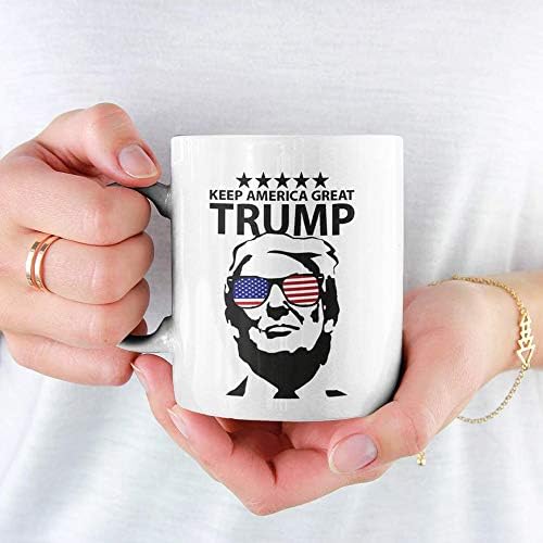 - דונלד טראמפ ספל-רפובליקני קפה ספל-נשיא מתנות-בחירות דקור-11 עוז - מיקרוגל ומדיח כלים בטוח קורפ.