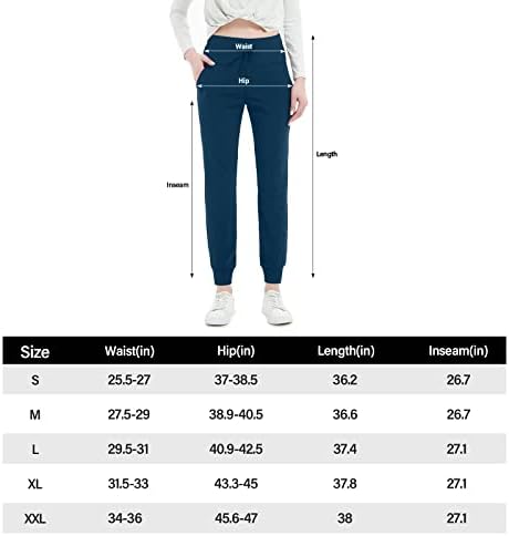 מכנסיים לנשים של נשים מכנסי טרנינג משקל קל משקל עם כיסים מכנסיים מזדמנים מחודדים לאתלטיים לאימון, טרקלין