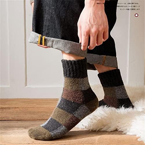 גרביים לשנה החדשה של סלאטיום גרביים סופר -עבות חמות גבר גרבי תרמו מחוממות בריטיות לגברים מתנה תרמוסוקים חורף