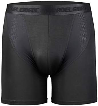מכנסי בוקסר BMISEGM לגברים אורזים ייבוש נושם מהיר ספורט אלסטי אלסטי ארוך רזה ומכנסי גברים תחתונים של גברים