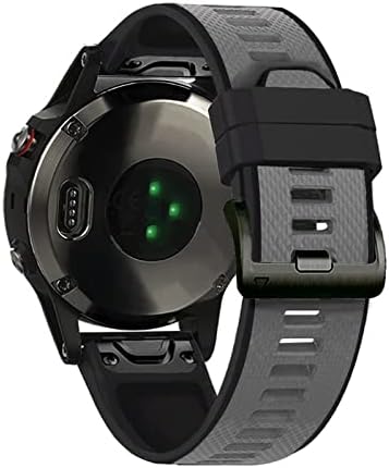Cysue 22 26 ממ רצועת ספורט סיליקון רכה עבור Fenix ​​6 6x Pro Watchband שחרור מהיר של Garmin Fenix ​​5 5x Plus 3 HR