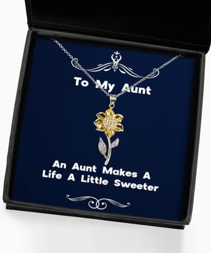 מתנות דודה מצחיקות, דודה הופכת את החיים לקיטון מתוקים ומושלם לחג המולד חמניות משרשרת