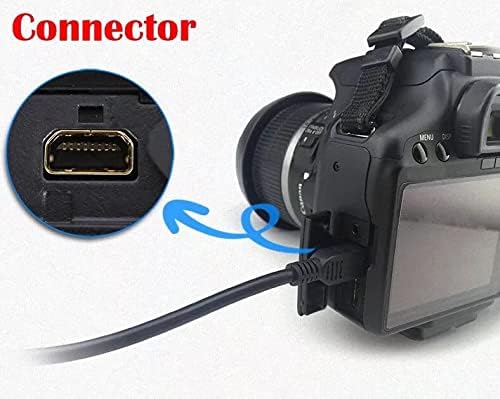 SupplySource תואם 3.3ft נתונים USB החלפת כבל כבלים למצלמת אולימפוס Fe-320 Fe-330 Fe-350 Fe-360 Fe-370