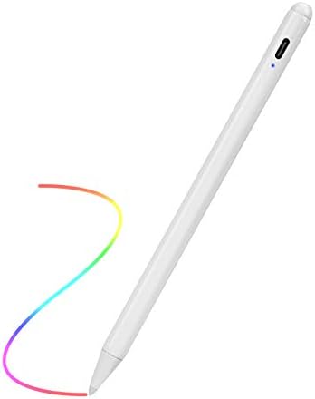 הדור השישי של iPad 9.7 עפרון חרט עם דחיית דקל, סוג C טעינה 1.5 ממ קצה דק עפרון שני תואם עט עץ אפל לאייפד דור 6 9.7 אינץ