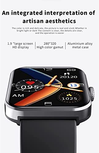 Rowpoz Bluetooth אופנה Smartwatch, 2023 F57L חדש לניטור גלוקוז בדם, שעון כושר עם לחץ דם מעקב אחר חמצן דם מעקב אחר בדיקת