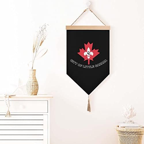 דגל Nudquio של קנדה הקטנה כותנה פשתן תליית דגל קיר שלט קיר תמונה לקישוט מרפסת גן ביתי