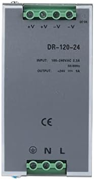 SUTK DR-120-24 פלט יחיד פלט DIN מסילה אספקת חשמל 24 וולט שנאי LED תצוגת LED 120W 1 יחידות