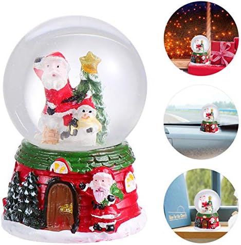 טוינדונה חג המולד סנטה קלאוס מים שלג גלובוס כיפת גלובוס מים סנטה שלג איש זכוכית חורף כדור אספנות תפאורה אקראית סגנון