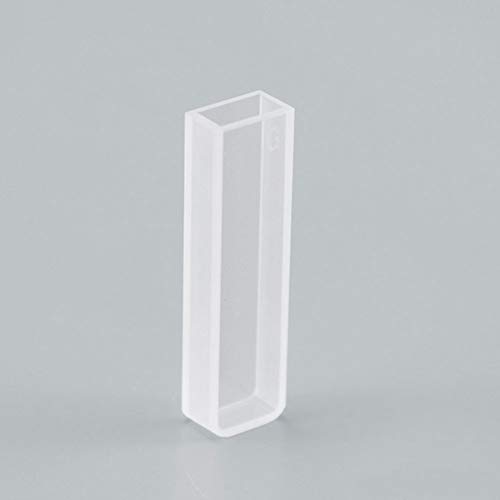 Adamas-Beta 751 קוביות זכוכית, קובטים לספקטרופוטומטר, 102.5 × 12.5 × 45, נתיב אור 100 ממ, חבילה של 4