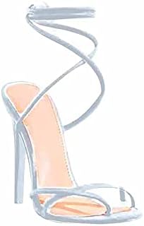 סנדלי סטילטו נשים קיץ פלוס שמלת חוף שמלת חוף נעל רצועה סקסית עקבים גבוהים כפכפים נעליים רומיות