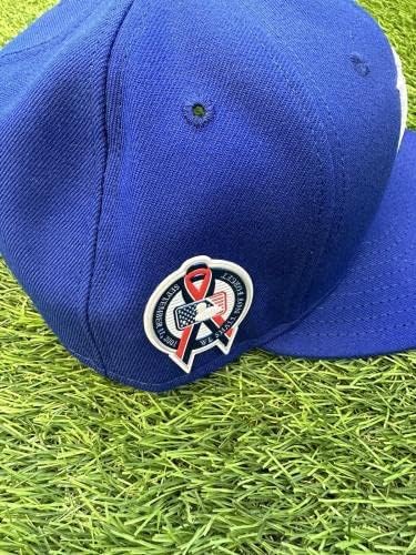 משחק סלבדור פרז קנזס סיטי רויאלס השתמש בכובע Work 2018 MLB Auth - משחק שימש כובעי MLB