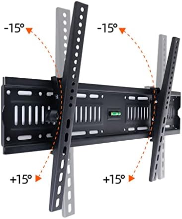 SAWQF LED LCD טלוויזיה קיר קיר הר הרט סוגר הטיה מתכווננת לחזק את התמיכה עבור 43 ''-75 '' טען עד 70 קג