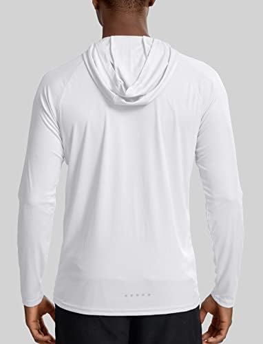 קפוצ'ון סוודר קל משקל קלים של זנג'ו - חולצות אימון שרוול ארוך עם ברדס