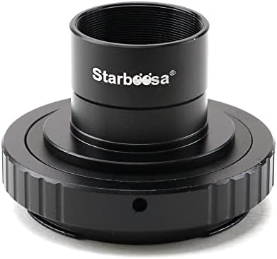 מתאם צילום טלסקופ של Starboosa - מתאם טבעת T2 ומתאם T - תואם למצלמה וטלסקופ של קאנון