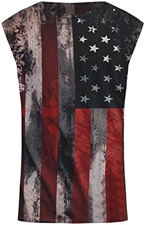 חולצות T פטריוטיות של Ruiruilico לגברים 4 ביולי אמריקה דגל הקיץ שרוול קצר רופף כושר הדפסים גרפיים טוניקות