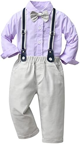תלבושות של ג'נטלמן של אמוק ללבוש רשמי לתיקיית תינוקות פעוטות.