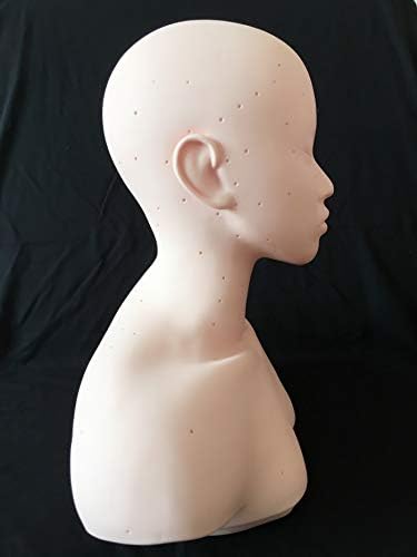 אלינסאם 1 מחשב סגור עיני בובת ראש עיסוי איפור ריס הארכת עיסוק דגם כובעי שערות משקפיים תצוגה עבור פאות ראווה
