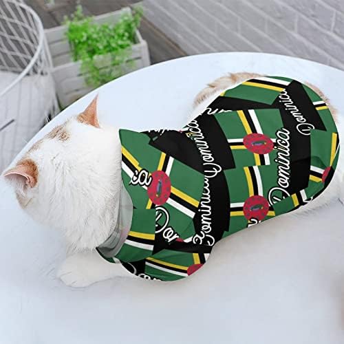 קפוצ'ון דגל דגגל דגל חיות מחמד סווטשירט ברדס חורף עם כובע לחתול כלבים תלבושת גור מתנה מודפסת חמודה