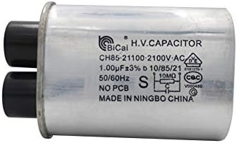 0CZZW1H004B CQC אוניברסלי בית מיקרוגל מיקרוגל מתח גבוה קבלים 1.00UF CH85 21100 2100V AC H.V.Capacitor 10/85/21 50/60Hz