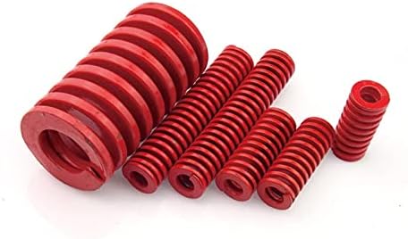 תיקונים ביתיים ומעיינות DIY 1 יחידות קפיץ קפיץ אדום עומס בינוני קפיץ, משמש להרכבה לחומרה OD 20 ממ מזהה 10 ממ אורך 20 ממ
