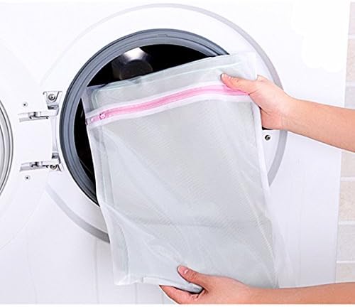יהד כביסה לשטוף תיק כביסה עדינה עמיד לשימוש חוזר רשת לשטוף שקיות עם רוכסן נסיעות שק כביסה מושלם עבור הלבשה תחתונה