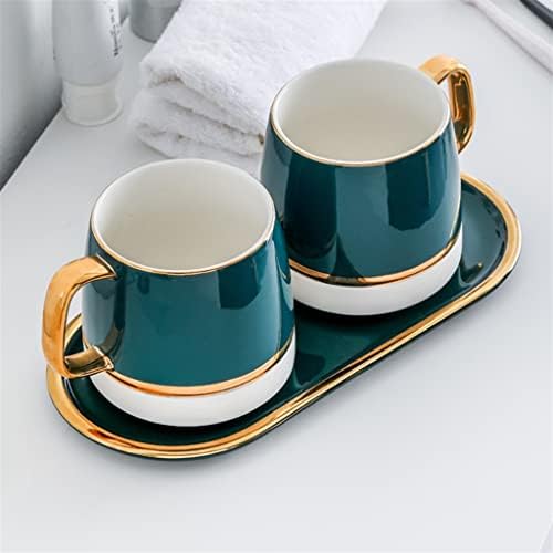 BHVXW מברשת שיניים כוס שטיפת פה כוס שטיפה כוס קרמיקה כוס שיניים כוס אמבטיה ביתית בסגנון אירופי