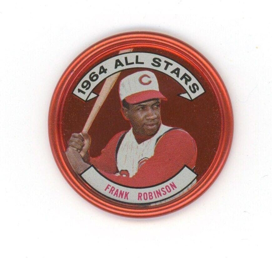 1964 מטבע טופפס 154 פרנק רובינסון אולסטאר סינסינטי אדום מטבע בייסבול - פוטומינטים MLB ומטבעות