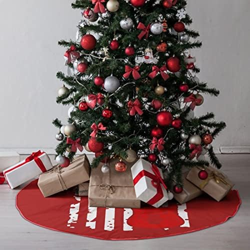 גיטריסט גיטרה מוזיקת ​​ארהב דגל ארהב חצאית עץ חג המולד רכה עץ חג המולד קישוט חג המולד לקישוט חג המולד למסיבת חג