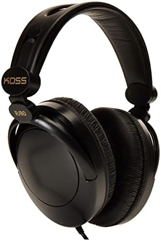 קוס 154336 R-80 על אוזניות אוזניים, שחור