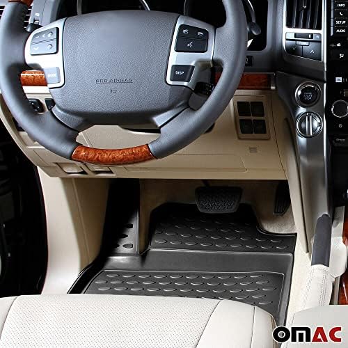 מחצלות רצפה של OMAC מתאימה למרצדס GLK X204 2013-2015 SEAT BLACK/FRINT & 2ND SEAT SEAT 3D LANER