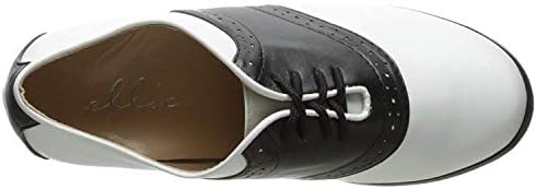 אלי נעלי יוניסקס 105-אוכף, שחור / לבן, 8 ארהב נשים